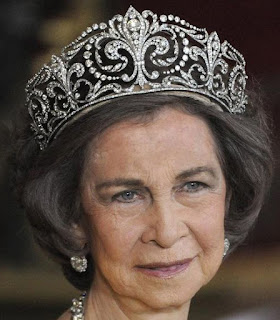 Queen Victoria Eugenie Ena Spain Fleur de Lys Tiara Ansorena Sofia