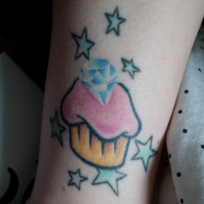 meine tattoos. Der Muffin symbolisierte mein