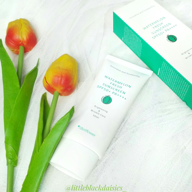 BELLFLOWER CHEMICAL WATERMELON & PHYSICAL CARROT SUNSCREEN REVIEW