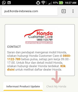 Cek Recall Honda Master Rem