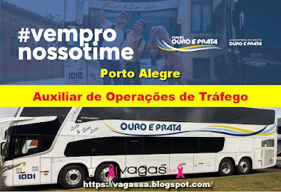 Viação Ouro e Prata abre vaga para Assistente de Tráfego em Porto Alegre