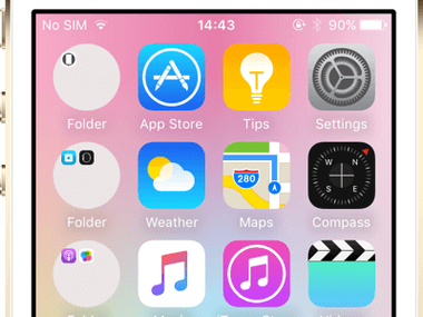グラデーション iphone デフォルト 壁紙 942055