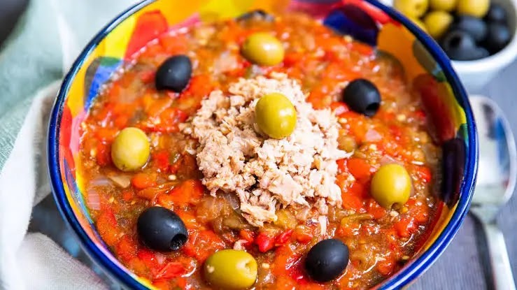Mechouia, Tunisian Grilled Tomato Salad Recipe