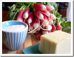 Radish, salt & butter