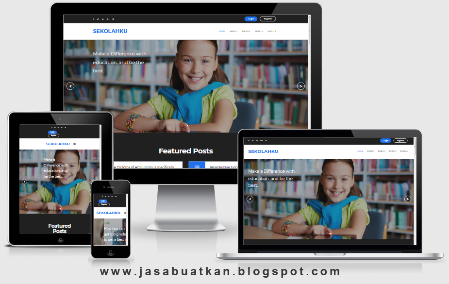 JASA BUAT SITUS WEB GURU PNS HONORER KURSUS DLL