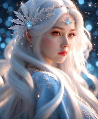 Girl of Ice and Fire Realistic