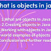 what is objects in java