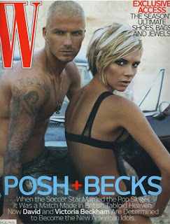 David Beckham And Victoria Beckham in W Magazine pictures