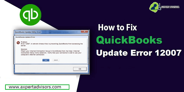 How to Fix QuickBooks payroll error 12007?