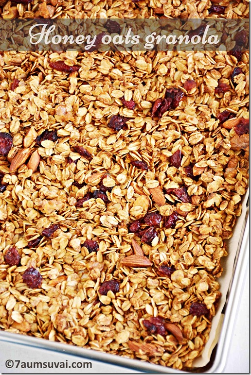 Honey oats granola 