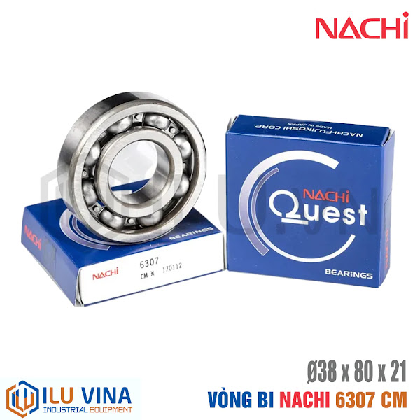 6307-CM - Vòng bi, Bạc đạn, Bearing  Nachi 6307-CM