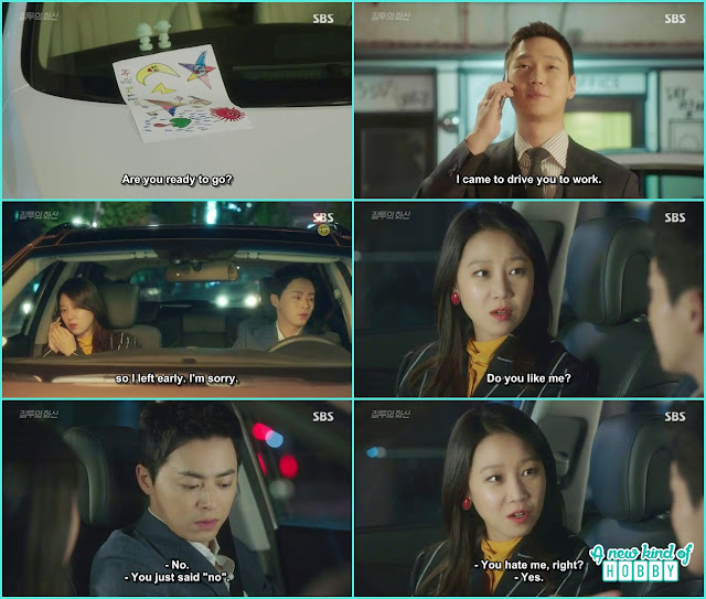  the drawing flew on jung won car and na ri while hiding in hwa shin car - Jealousy Incarnate - Episode 13 Review