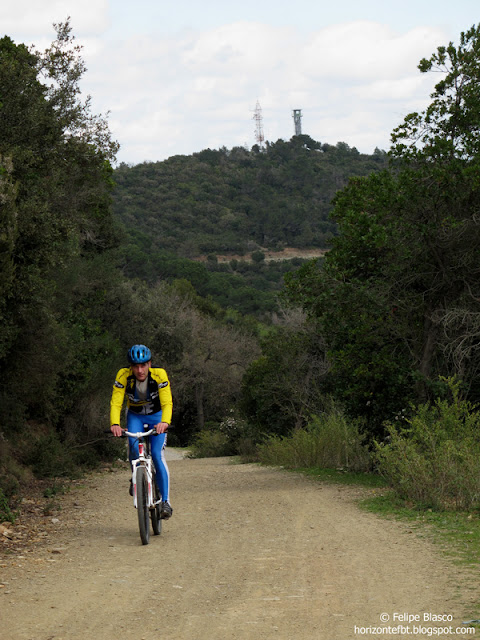 Collserola, ciclista