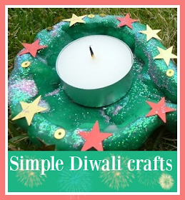 Simple Diwali crafts for children