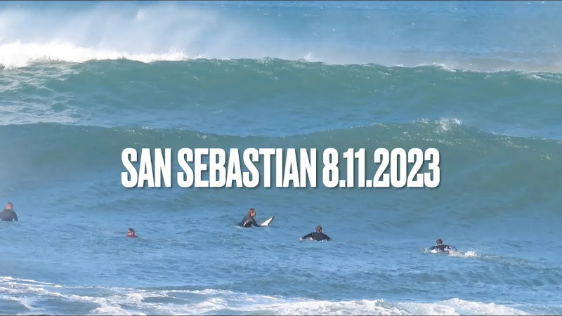 Body boarders and surfers share one city San Sebastian