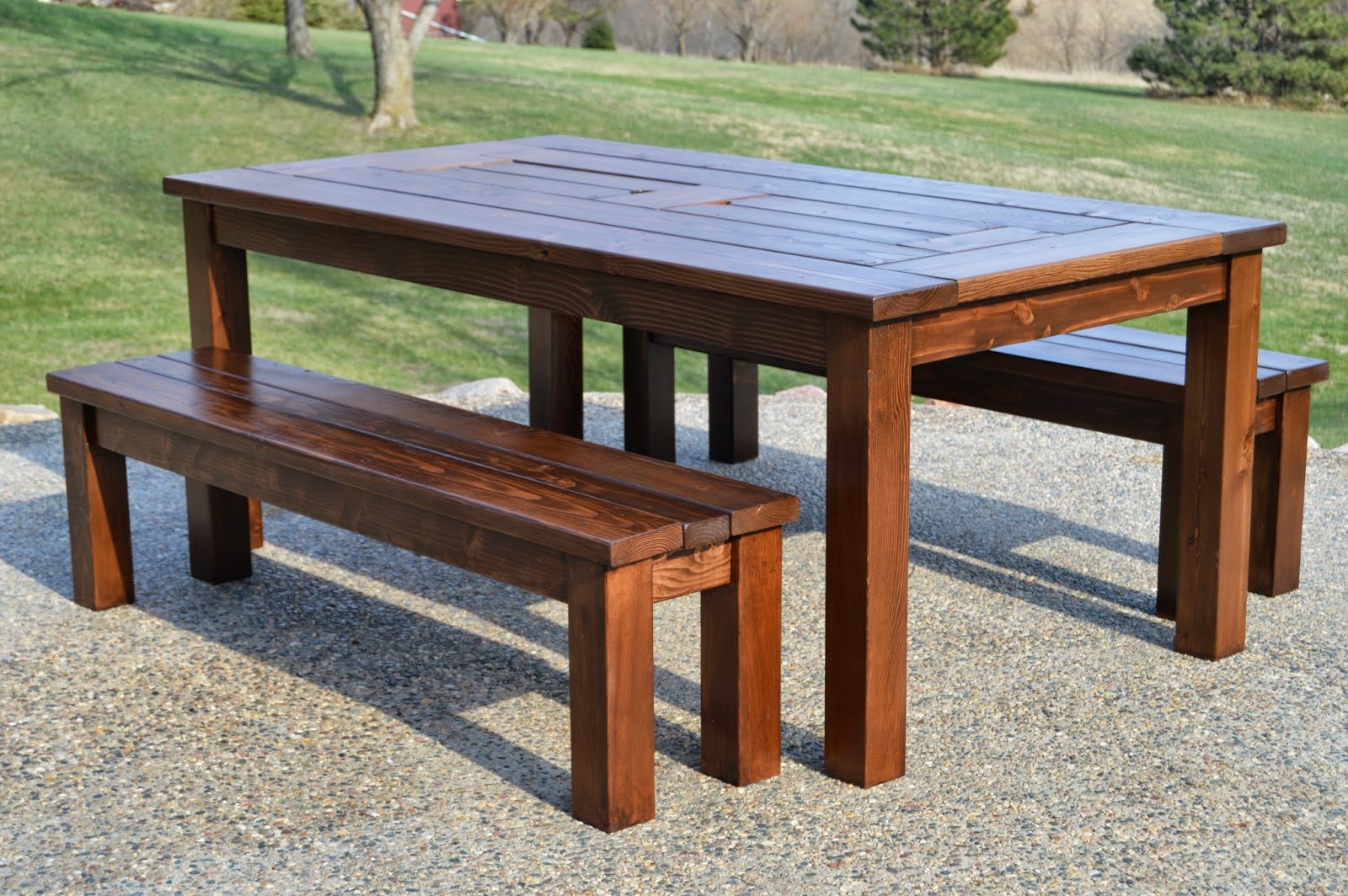Building Plans Outdoor Table