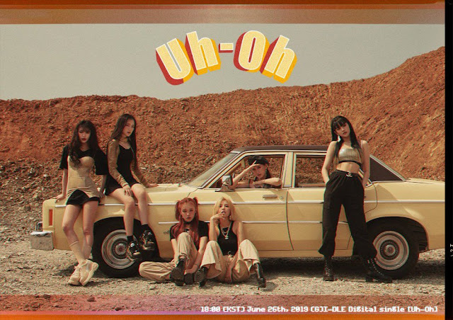 Untuk lagu 'Uh-Oh' (G) I-DLE Rilis foto konsep Shuhua, Yuqi, dan Minnie