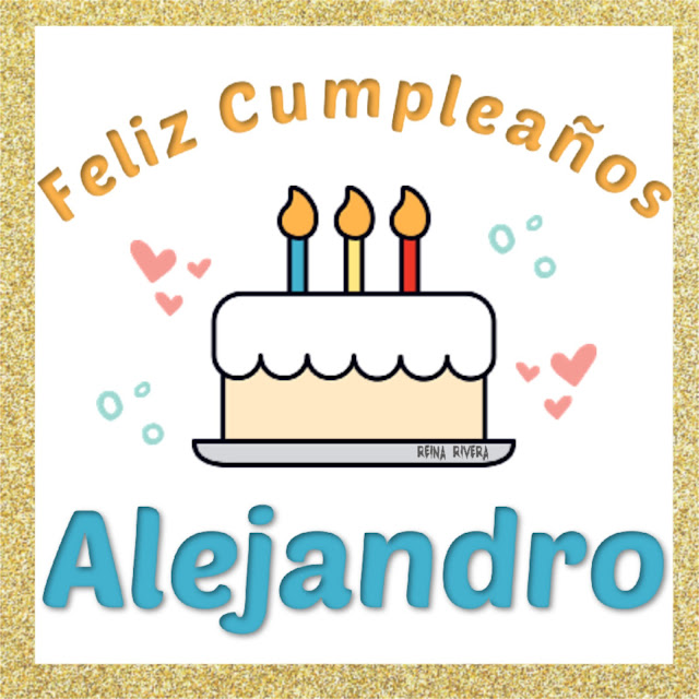 feliz cumpleaños Alejandro