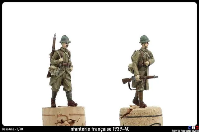 Infanterie française 1940 de Gaso.line au 1/48.