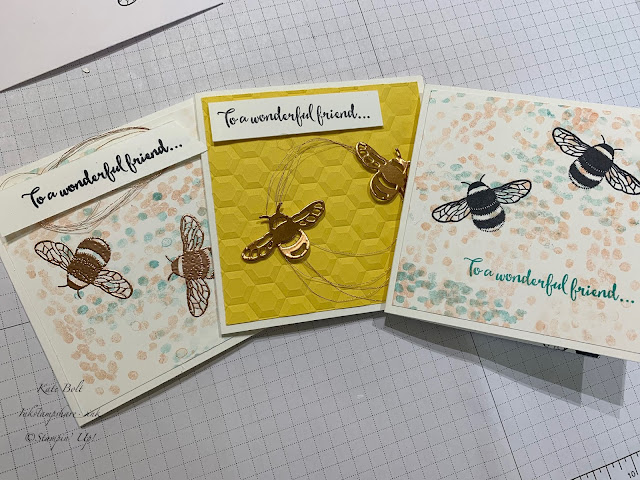 Dragonfly Dreams #simplestamping Card using the Bee from Dragonfly Dreams.