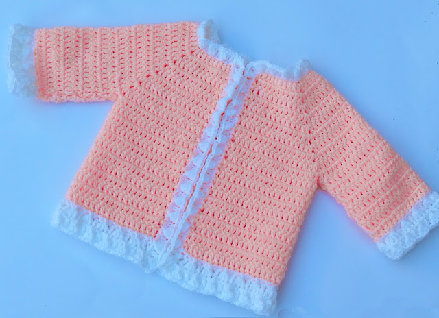 5 Crochet Imagen Hermosa y sencilla chaqueta niña a crochet Majovel doble DIY Fácil sencillo corche croche criche