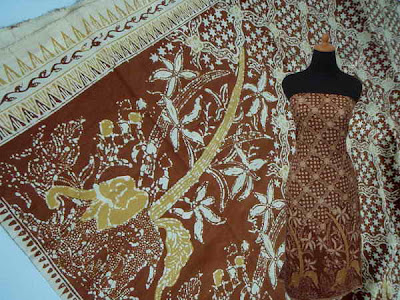 Batik Fabric With Animal Motifs