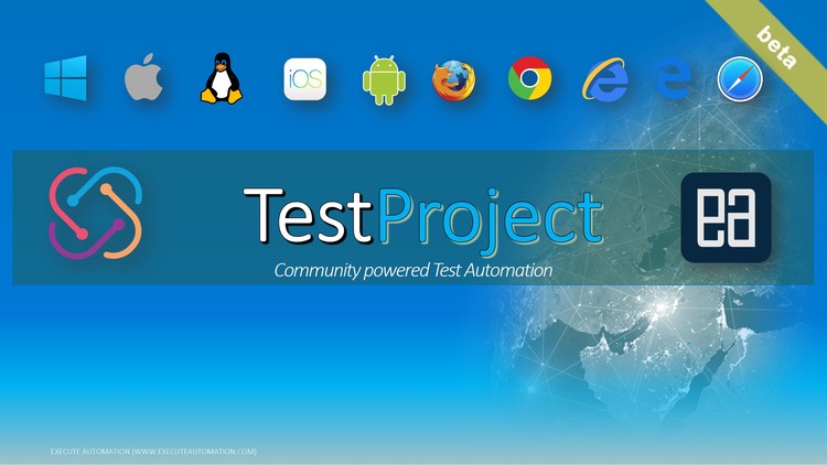 Automating Web/Mobile/API applications with TestProject Udemy Coupon