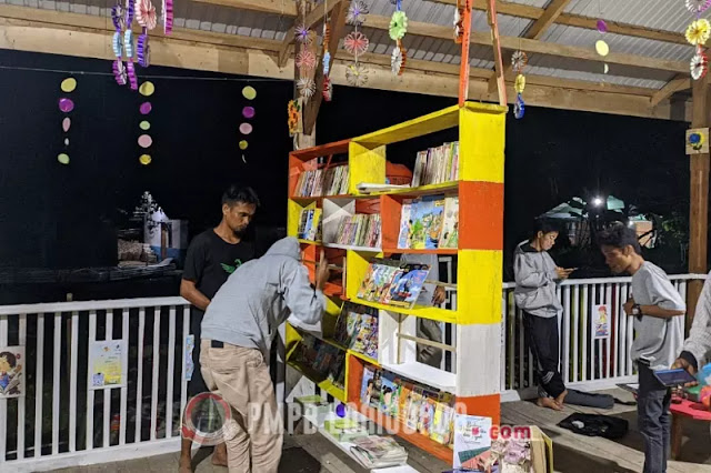 Pemuda dan rumah baca kencana desa lombonga