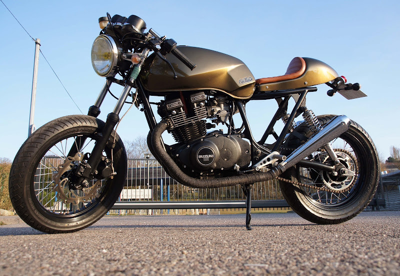 Suzuki 400 GSX Cafe Racer by Gary Bou. title=