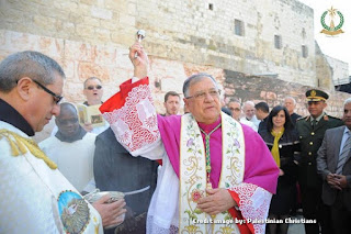 Parade Natal warga Arab di Betlehem Palestina