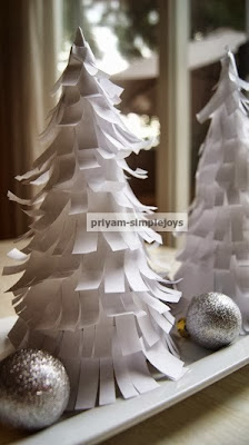 paper Christmas trees