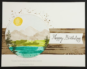 Waterfront, Occasions 2018, Stampin' Up!, Hand Stamped, Masculine Birthday,