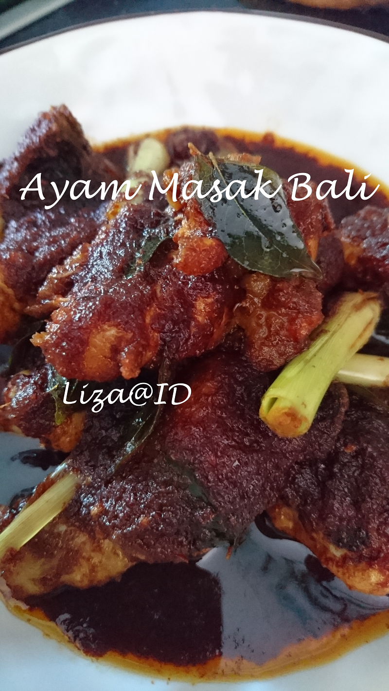 INTAI DAPUR: Ayam Masak Bali