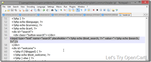 วิธีแก้ปัญหา UNDEFINED VARIABLE FILTER_NAME ใน Opencart 1.5