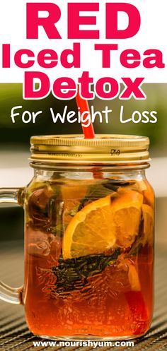Red Iced Tea Detox for Weight Loss