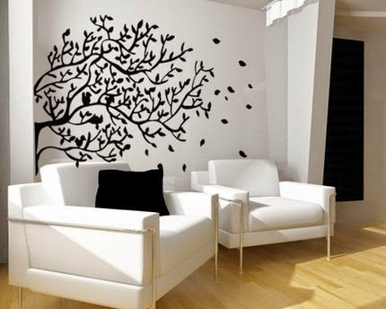 50 Contoh Wallpaper  Dinding Ruang  Tamu Minimalis 