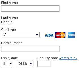 Verify PayPal Account With HDFC Netsafe VCC