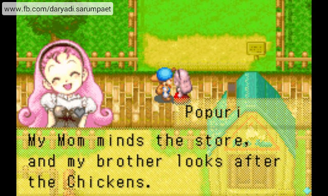 harvest moon friends of mineral town gba game talk popuri