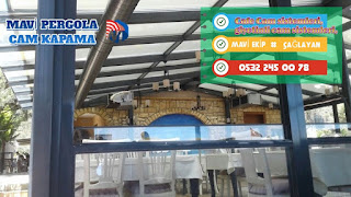 Cafe Cam sistemleri, giyotinli cam sistemleri, Cam ile kapama. MAVİ CAM 0532 245 00 78  Cam ile Kapatma, Cam Kapatma Uygulayıcısı, Mavi Cam, 0532 245 00 78  Kış bahçesi, Kısaca; Cam vb. örtü ile çevrelenmiş içinde oturulabilir bahçe. Çevresi camlarla çevrili küçük cam evler görünümündeki kış bahçeleri, evlerde dört mevsim sıcak ve aydınlık bir bahçe keyfi yaşatır.