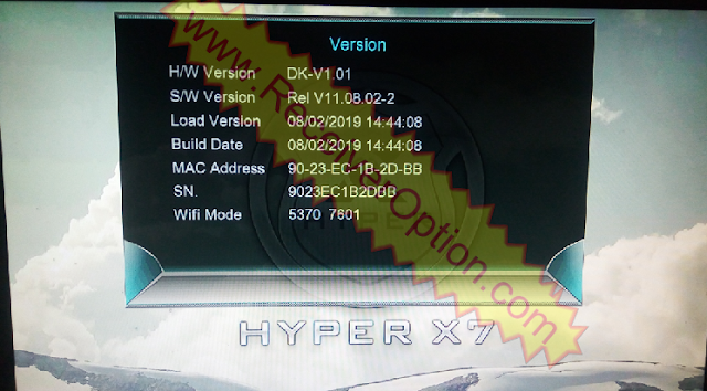 HYPER X7 1507G HD RECEIVER POWERVU KEY NEW SOFTWARE