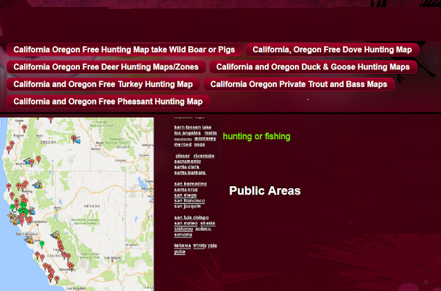 hunting public lands, hunting clubs and hunting ranches California and Oregon