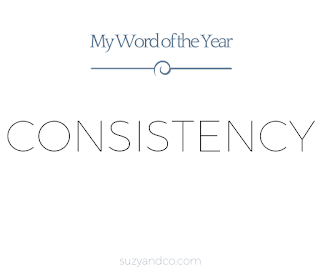 my word of the year: consistency | Suzyhomemaker.net