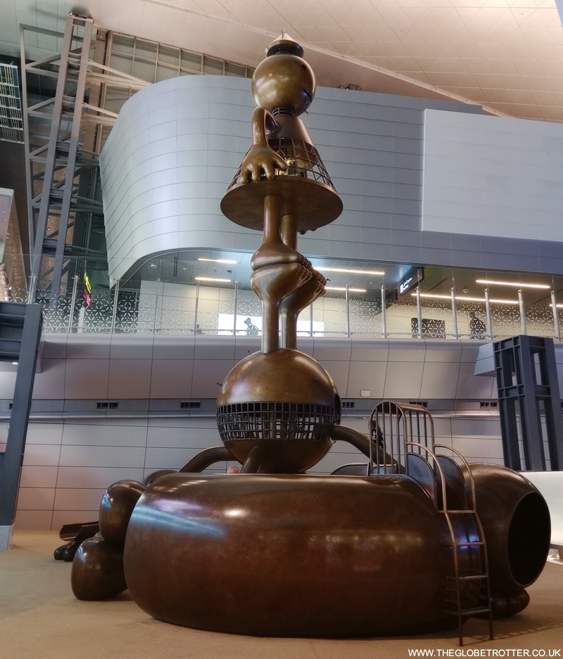 Bronze Sculpture by Tom Otterness at Doha Airport