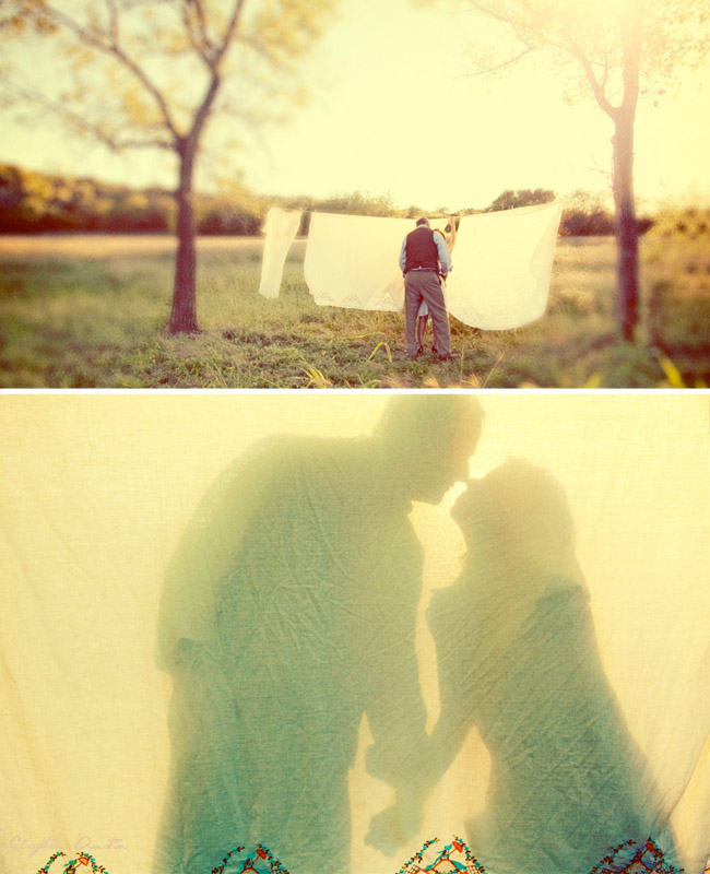 engagement photos austin texas laundry vintage inspired