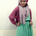Mix and Match| Turquoise dress, Pink purple Cardigan, Abstract Pattern Scarf| cheerFull Colours
