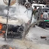 Vụ cảnh sát Sa pa dùng xe hút bể phốt chữa cháy