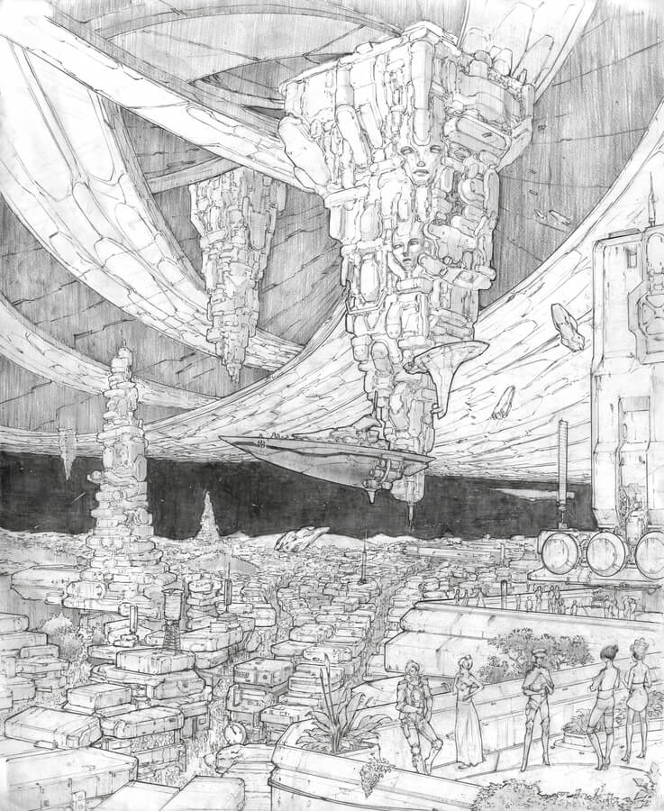 12- Architectural Drawings in Space - Dunhuang-Chen-www-designstack-co