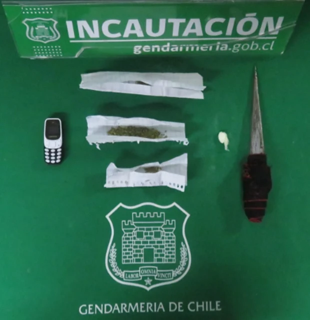 Gendarmería incauta metanfetamina en la cárcel de Osorno