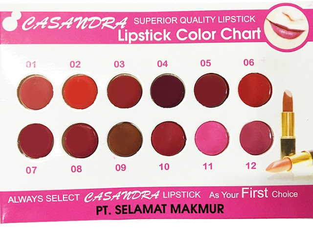 Pilihan Warna Lipstik Cassandra Colorfix Original Murah