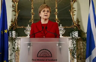 η πρώτη υπουργός της Σκωτίας Νίκολα Στέρτζον
